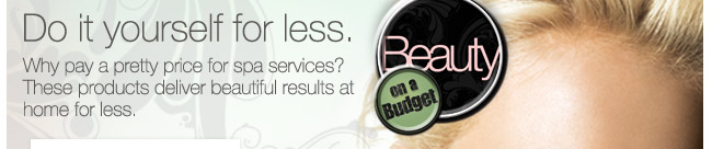 Do it for less. | Why pay a pretty price for spa service? | These products deliver beautiful results at home for less.