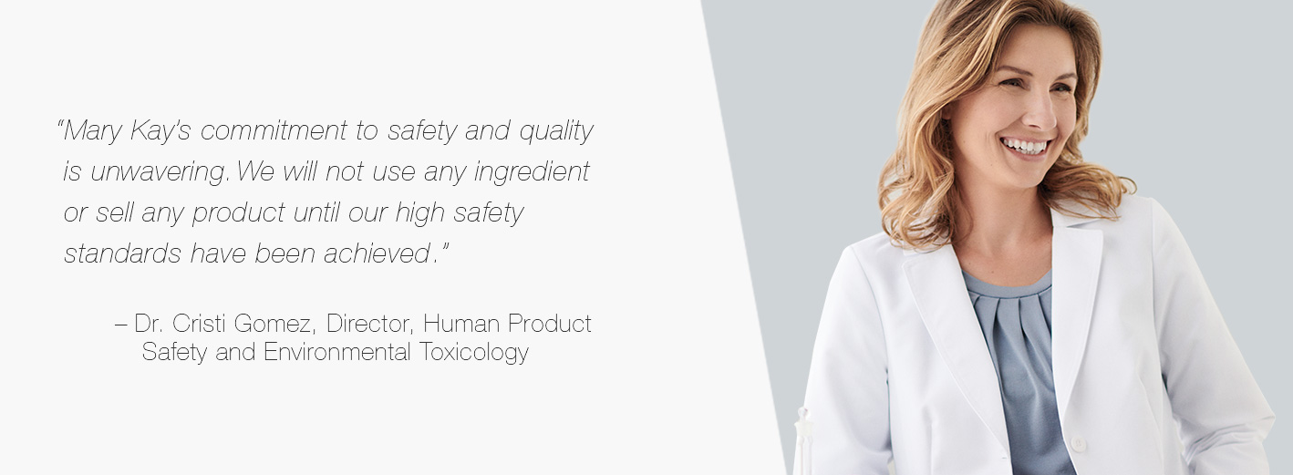 Dr. Cristi Gomez, Director of Human Product Safety & Environmental Toxicology at Mary Kay