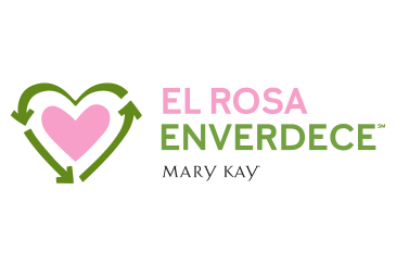Una imagen del logotipo El rosa enverdeceSM de Mary Kay. 