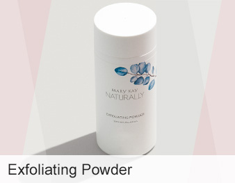 A bottle of the gentle exfoliant Mary Kay Naturally® Exfoliating Powder